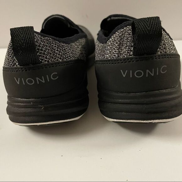 Vionic Slip ons ~ Greyish/Black color ~ size 7 ~removable insoles - Picture 9 of 11